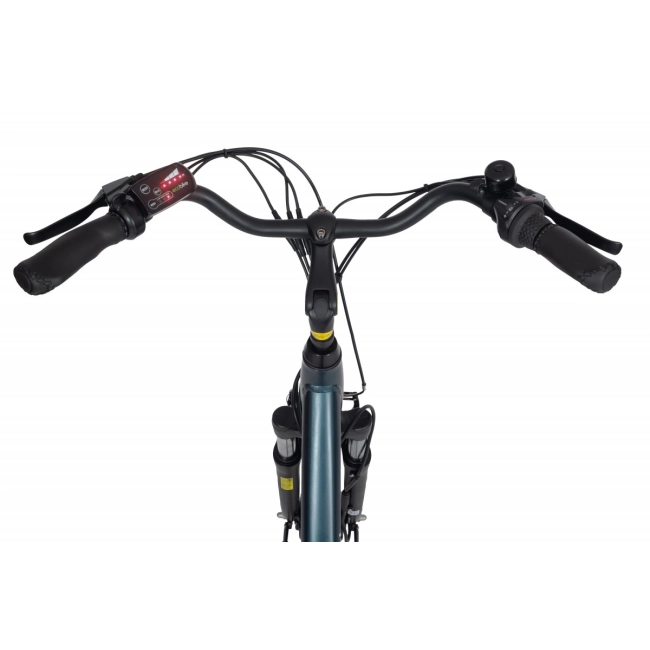 miejski rower elektryczny ecobike basix nexus niebiski